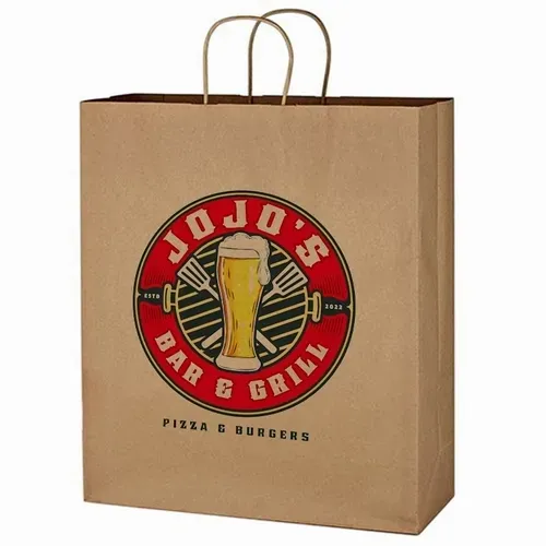 Kraft Paper Tote Bags - Imprint Now - NZ