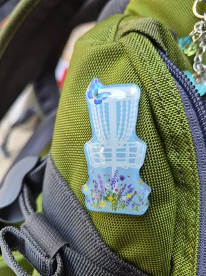 This is for my disc golf bag to bring a little feminine feelntobit