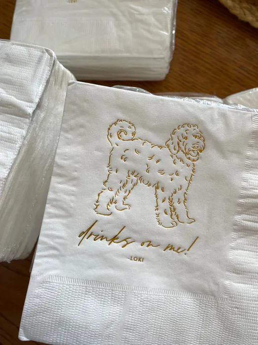 ImprintNow.co.nz - Custom Foil Stamped Beverage Napkin