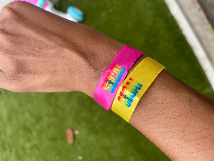 ImprintNow.co.nz - Full Color Satin Cloth Wristbands