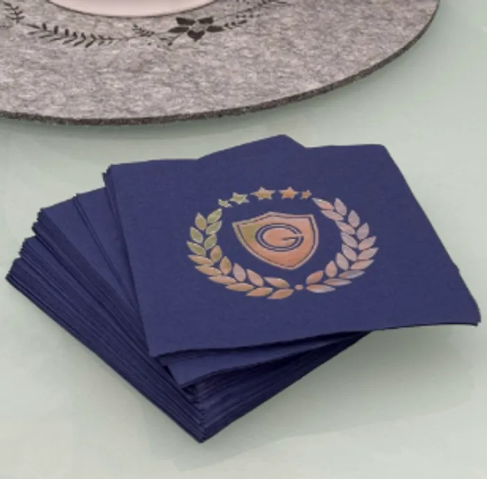 ImprintNow.co.nz - Custom Foil Stamped Beverage Napkin