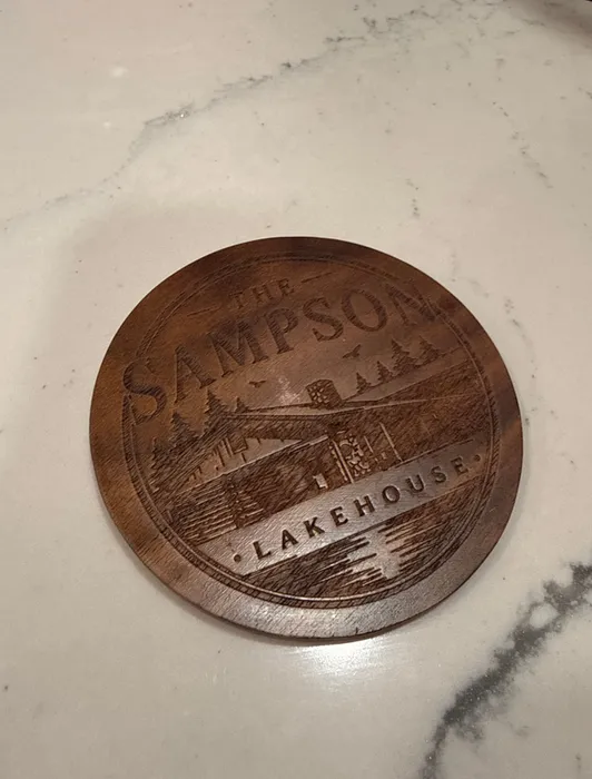 ImprintNow.co.nz - Custom Handmade Walnut Coaster