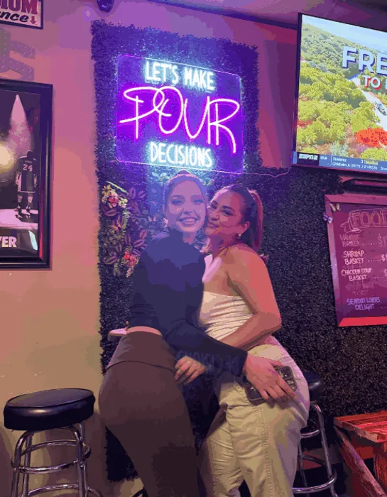 ImprintNow.co.nz - Let's Make Pour Decisions Neon Signs