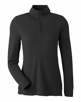 Devon & Jones New Classics Ladies' Performance Quarter-Zip - Imprint Now - NZ