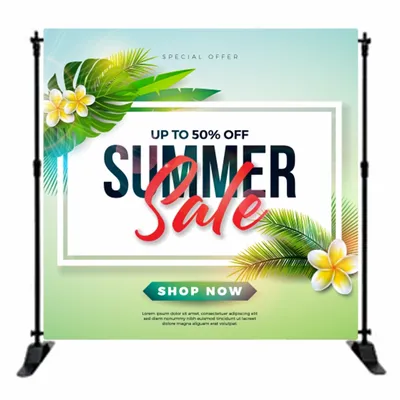 Top & Bottom Pole Pocket - Imprint Now - NZ