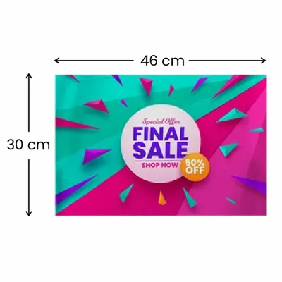 46 x 30 cm - Imprint Now - NZ