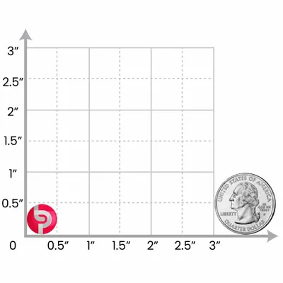 0.50 inch 1.5 cm - Imprint Now - NZ