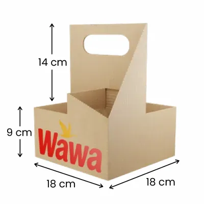 4 Cup Carrier 4 Cup Carrier - Imprint Now - NZ