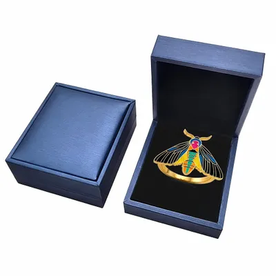 Blue PU Box - Imprint Now - NZ