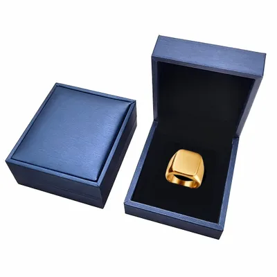 Blue PU Box - Imprint Now - NZ