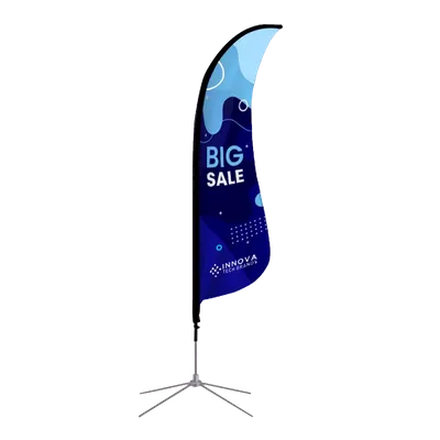 Shark Fin Flag - Imprint Now - NZ