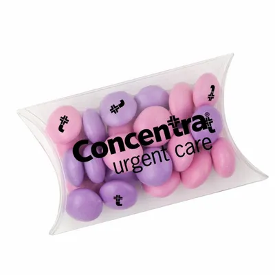 Small Pillow Box with Imprinted Chocolate Buttons - Imprint Now - NZ