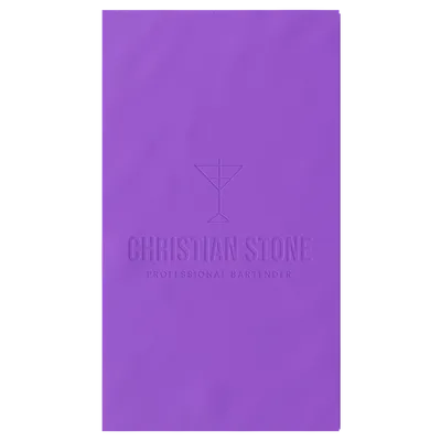 Custom Debossed Guest Towel Napkin - Imprint Now - NZ