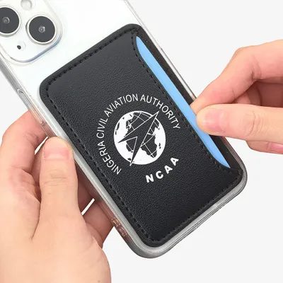 Leather Phone Wallet with Side Slit - Imprint Now - NZ