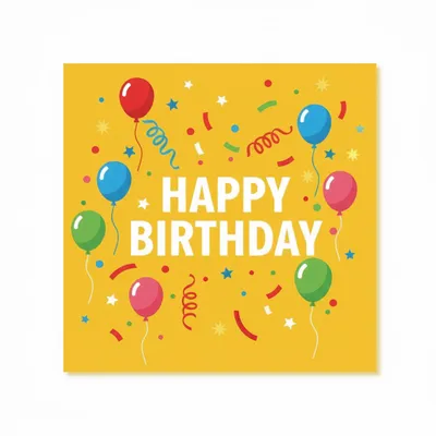 Happy Birthday Napkins - Imprint Now - NZ