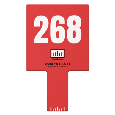 Rectangle Auction Paddles