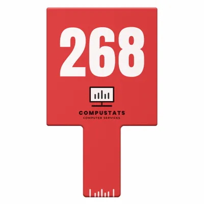 Rectangle Auction Paddles - Imprint Now - NZ