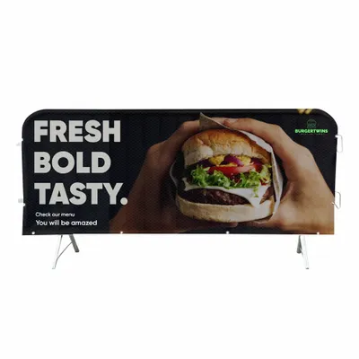 Crowd Barrier Covers - Imprint Now - NZ