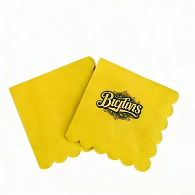 Scallop Beverage Napkins - Imprint Now - NZ
