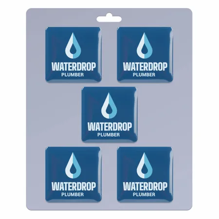 5 pack_Square Lapel Pin 1.25 inch - Imprint Now - NZ