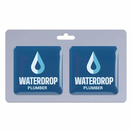 2 pack_Square Lapel Pin 1.25 inch - Imprint Now - NZ