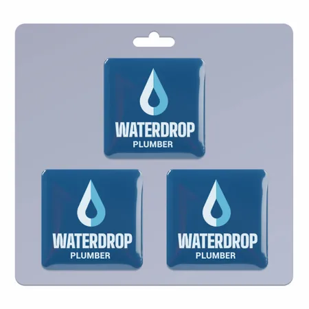 3 pack_Square Lapel Pin 1.25 inch - Imprint Now - NZ