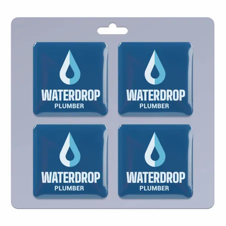 4 pack_Square Lapel Pin 1.25 inch - Imprint Now - NZ