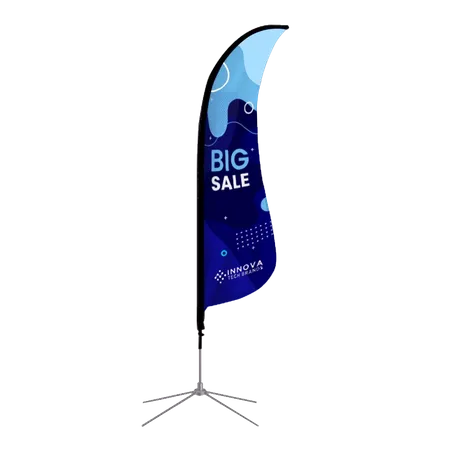 Shark Fin Flag - Imprint Now - NZ