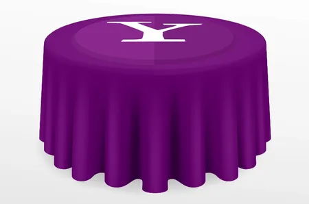 Custom Round Table Covers - Imprint Now - NZ