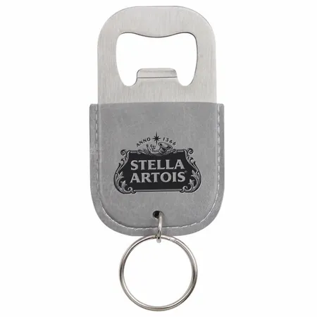 Leather Bottle Opener Keychain - Imprint Now - NZ