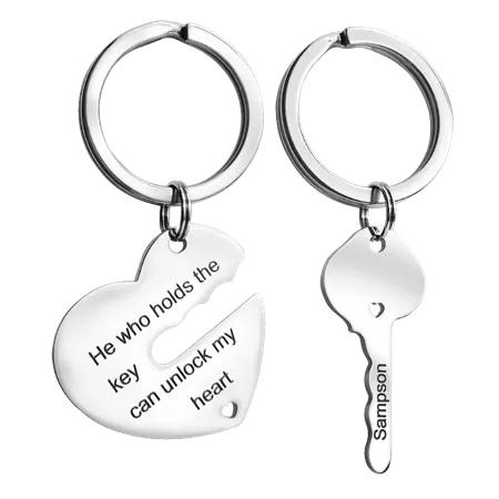 Metal Keychain for Couples