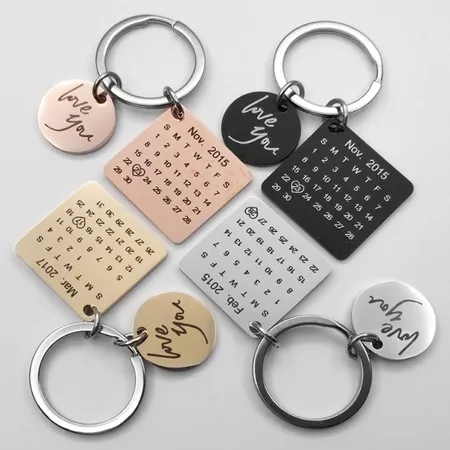 Charming Metal Keychain