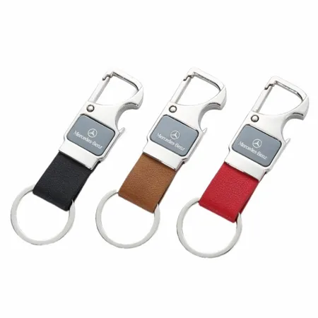 Fashion Laser Cut Leather Keychain - Imprint Now - NZ