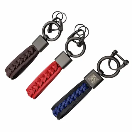 Versatile Laser Cut Leather Keychain - Imprint Now - NZ