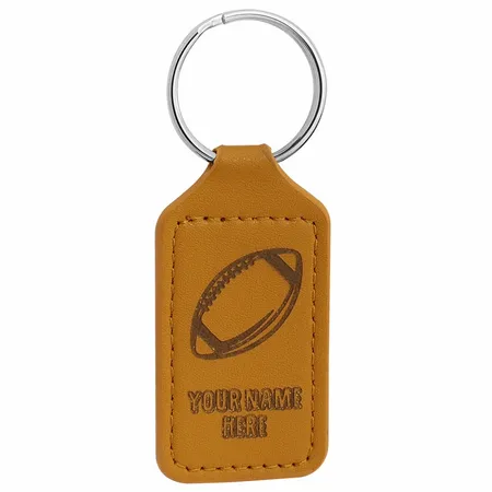 Durable Debossed Leather Keychain - Imprint Now - NZ