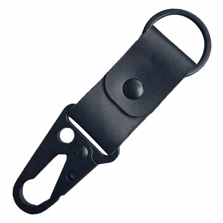 Leather Button Keychain - Imprint Now - NZ