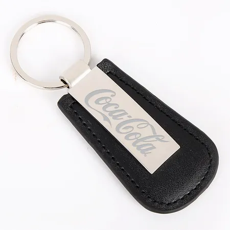Superior Metal & Leather Keychain - Imprint Now - NZ