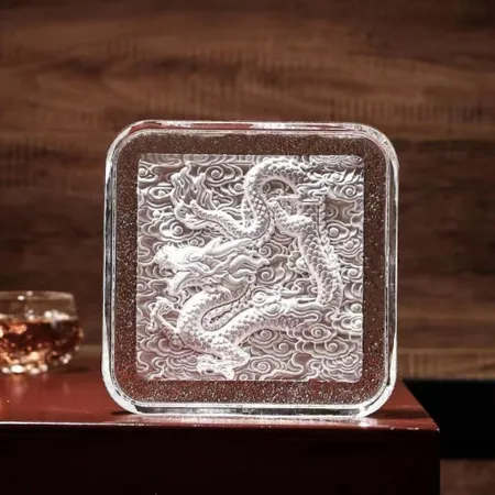 Customised Crystal Carving Coaster - Imprint Now - NZ