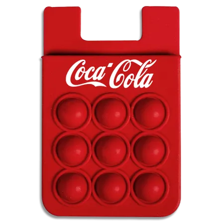 Silicone Push Pop-up Phone Wallet - Imprint Now - NZ