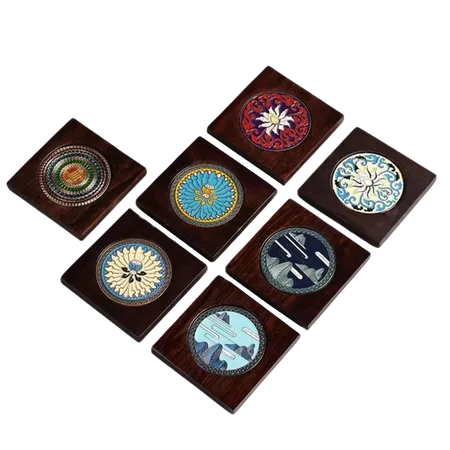 Customised Ebony Alloy Coaster - Imprint Now - NZ