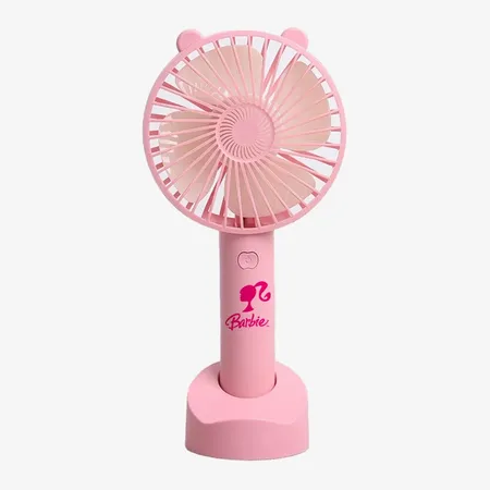 Mini Desk Fan with Cell Phone Holder and Lightup Messages - Imprint Now - NZ