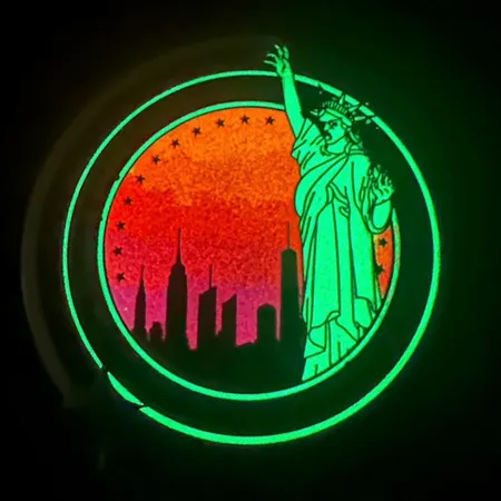 Glow In The Dark Badge Glow In The Dark Badge - Imprint Now - NZ