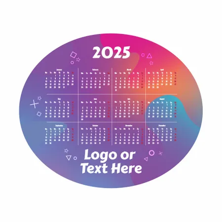 Colorful Gradient Calendar Mouse Pad - Imprint Now - NZ