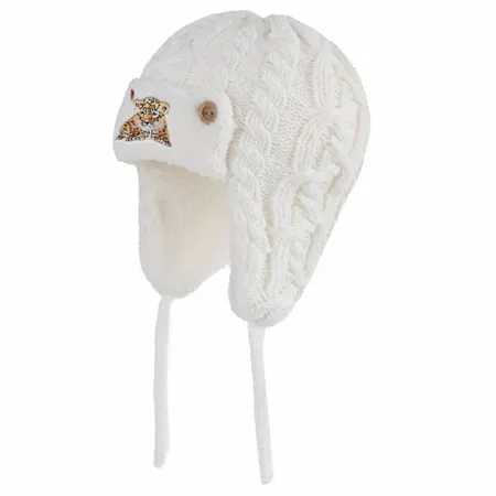 Cosy Cotton Kid Beanies with Earflaps - Imprint Now - NZ