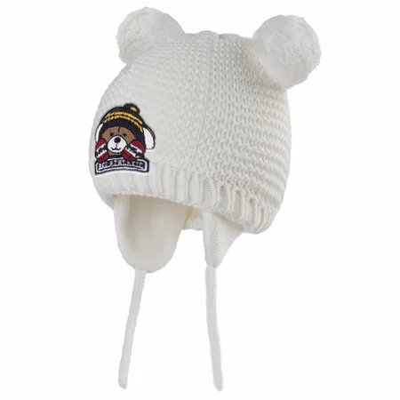 Mouse Ears Cotton Kid Beanies with Earflaps - Imprint Now - NZ