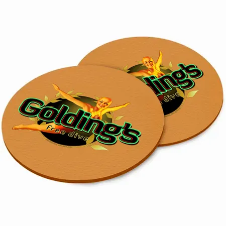 Kraft Paper Coaster - Imprint Now - NZ