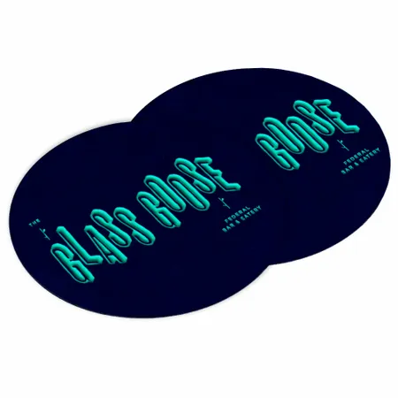 Cotton & Linen Embroidered Coasters - Imprint Now - NZ