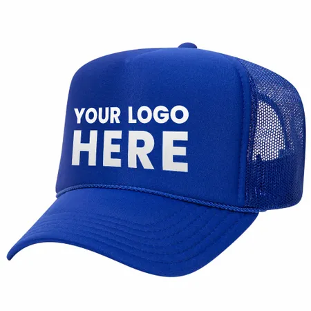 Otto 5-Panel High Crown Foam Trucker Hats, Mesh Back Cap - 39-165 - Imprint Now - NZ