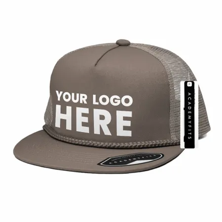 Academy Fits 2071G Rope Trucker Snapback Hat - Imprint Now - NZ