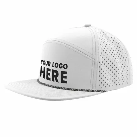 Zapped Headwear Osprey R+ 7 Panel Perforated Rope Cap - Imprint Now - NZ